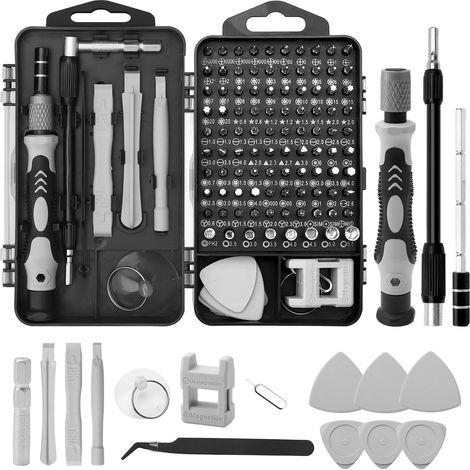 Ensemble Tournevis De Precision 115 en 1 pour réparer téléphones kit tournevis modèles DIY smartphones et ordinateurs portables (1/5)