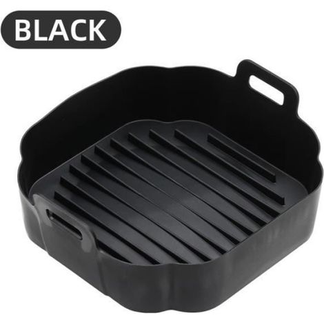 Panier Friteuse A Air - Silicone Alimentaire - Résistant 230°C - Pour Four Micro-ondes - 2 Pièces