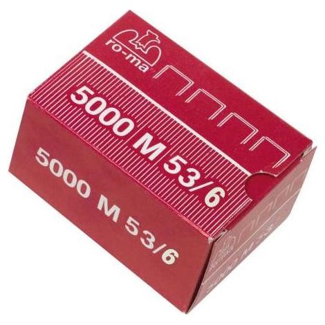 PUNTI METALLICI M 53/6 ZNC Cf. 5000 Pz.