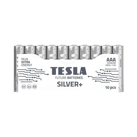 Batterie Alkaline Tesla AAA Pz 10 Silver +