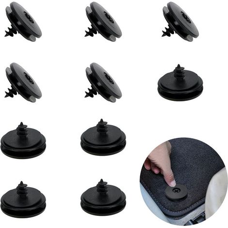 10pcs Car Clip Tapis Antidérapant Tapis Antidérapant Tapis Anti-Skip Automobile Tapis De Fixation Tapis De Plancher Tapis De Rétention--Lefou (1/5)
