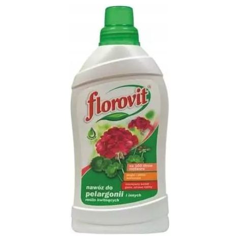 Engrais liquide Florovit pour géraniums et plantes à fleurs 1L
