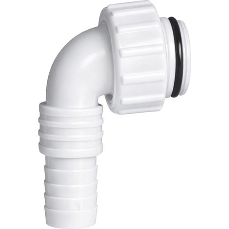 PORTAGOMMA CURVO PER LAVATRICE/LAVASTOVIGLIE CON GHIERA E GUARNIZIONE Attacco 1'' 10.00 pz