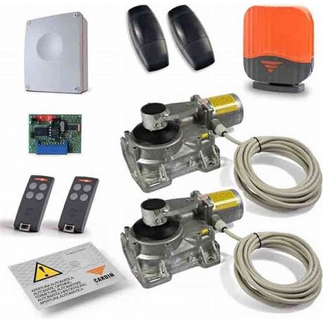 KT-HLXCORE230T - Kit completo con motores enterrados para puertas batientes