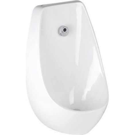 Urinoir électronique en céramique, à piles, blanc - Idral Style 02524 (1/4)