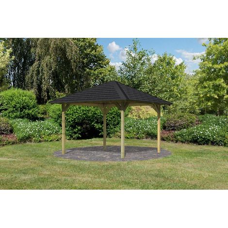Pav.Cordoba kdi Set inkl.Schindeln RE Schwarz,kdi