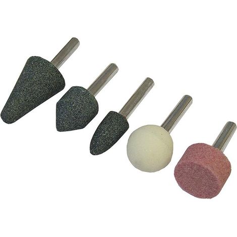 Faithfull Mounted Grinding Stones Set 5 Piece (1/3)