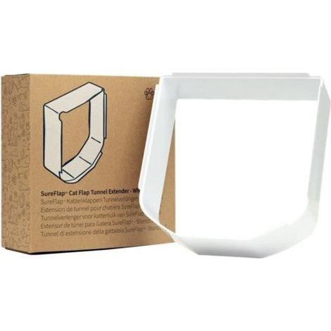 SUREFLAP Extension de tunnel de chatière - pack individuel (blanc) (1/2)