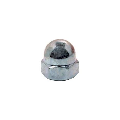 Dado esagonale cieco, calotta sferica m8x12x15 conf. 200 pz