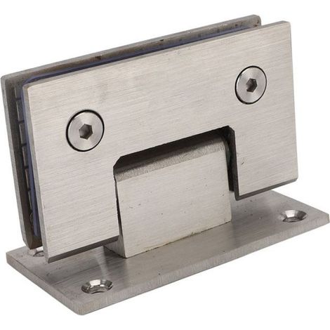 charnières de porte de douche en verre à 90 degrés Charnières de porte de douche en verre, pièce bricolage d'ameublement (1/4)