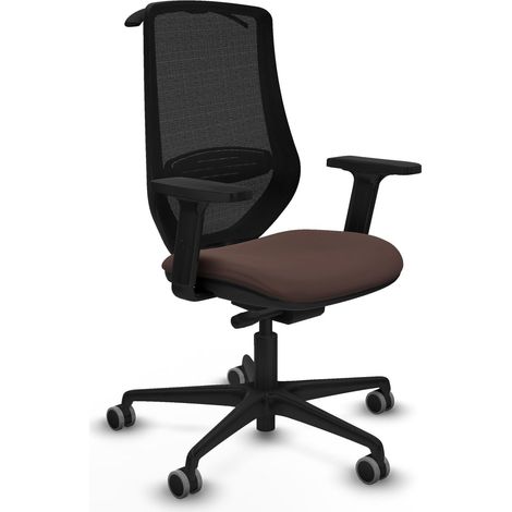 Piqueras y Crespo Mardos Silla de Oficina Negro Marrón (1/3)