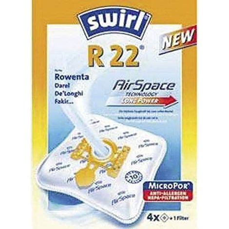 Swirl - bolsa para aspiradora r22 ecopor 4pzs - 6782916 - 4006508179428 (1/2)