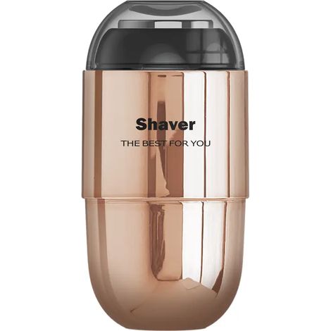 Rasoir electrique homme mini portable en forme de capsule pour voyage tondeuse barbe rechargeable compacte et pratique