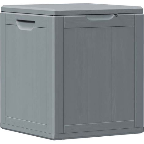 Maison Exclusive - Baule da Giardino 90 L Grigio Aspetto legno in PP