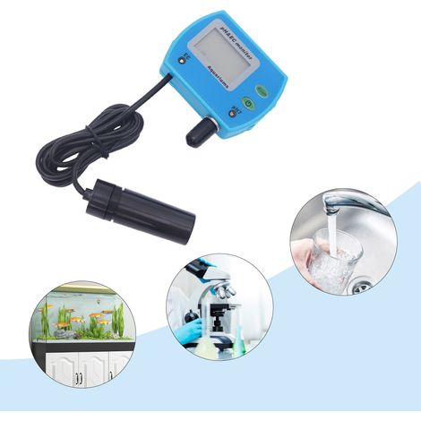 Testeur d'eau de piscine 2en1 pH / EC testeur testeur mètres vérificateur aquarium (1/5)