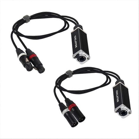 Rallonge de signal réseau XLR 2 canaux (1 paire) rallonge Ethernet RJ45 (connecteurs XLR mâle et femelle 3 broches) (1/5)