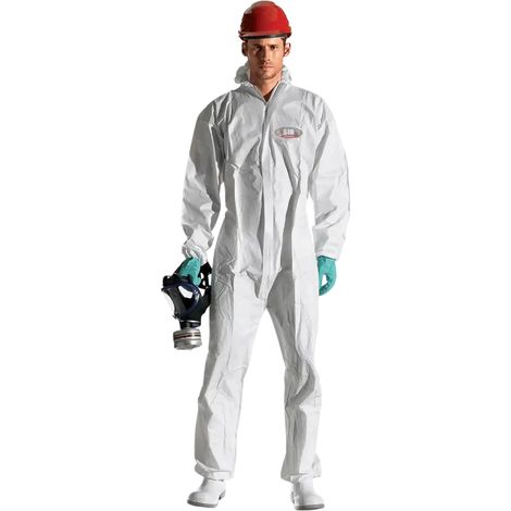 SIR SAFETY SYSTEM CHEMFOR 8100 Combinaison de protection chimique jetable blanc Taille XXL