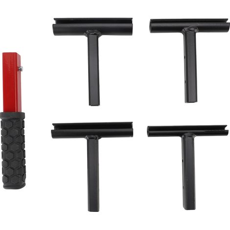 Professionnel 4 in 1 Hinge Gap Adjustment Wrench Kit with Handle Door Bender Repair Outils 14mm 18mm 23mm 25mm Inner Diameter – Haute résistance, bricolage, atelier, construction, installation