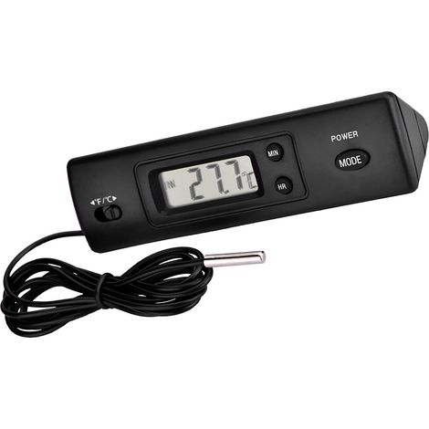 Thermomètre électronique numérique LCD avec sonde et capteur de température câblés pour réfrigérateur (1/5)