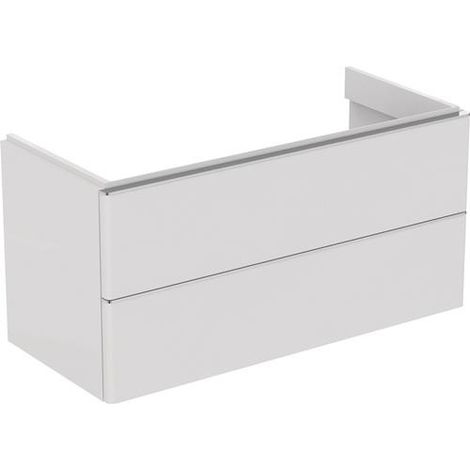 IS Untere Schubladenfront Adapto f. WTU 1010mm Hgl. weiß lackiert