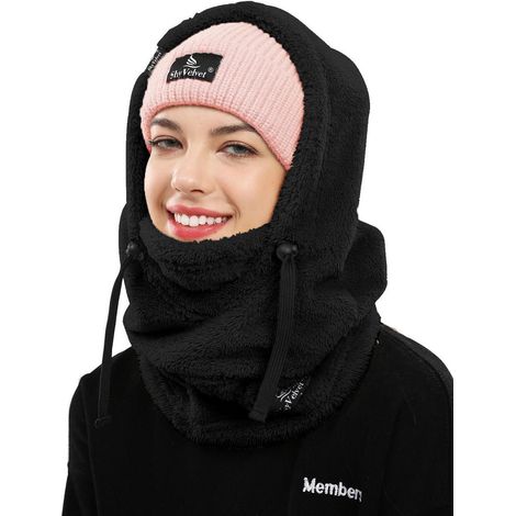 Fleece Sturmhaube Thermo Balaclava für Damen & Herren, winddicht, atmungsaktiv, Einheitsgröße (1/5)