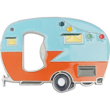 Ouvre-bouteille magnétique avec aimants autocollants pour réfrigérateur, ouvre-bouteille pour camping-car, ouvre-bouteille de bière pour caravane, cadeau original pour les amateurs de bière (1/5)