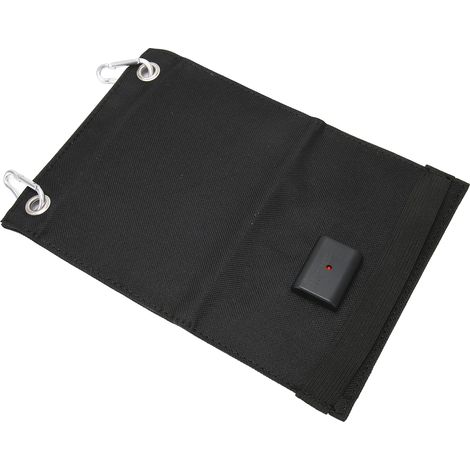 4W 2-fach faltbare Solarpaneele, tragbar, hohe Umwandlungseffizienz, Polysilizium, mobile Stromversorgung mit Kletterschnalle für Automobile (1/5)