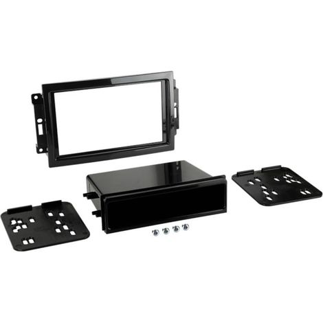 Support autoradio compatible avec Chrysler Dodge Jeep Noir