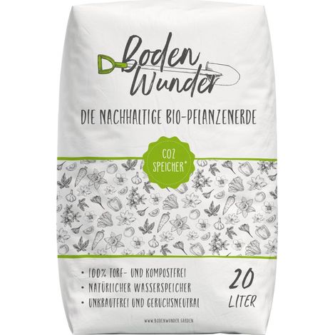Bio Pflanzerde Bodenwunder 20 L torffrei Universalerde