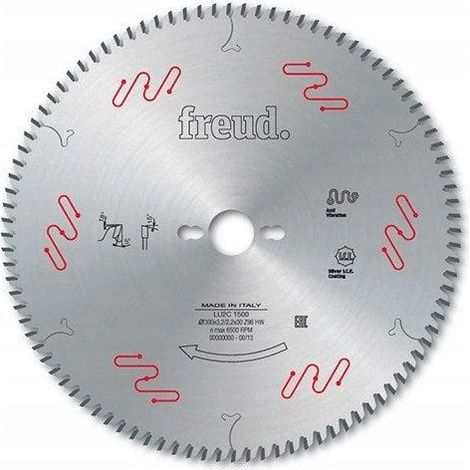 Freud – Lame de scie circulaire Ø180mm – F03FS04912 – Pour bois dur et panneaux composites – Denture alternée pour coupe nette (1/3)