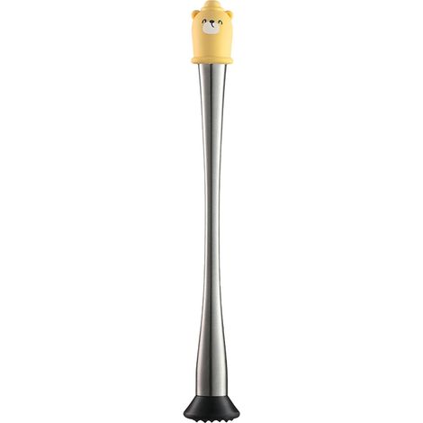 Professioneller Cocktailstößel aus Edelstahl, ergonomischer Griff, 30 cm/11,8 Zoll, ideal für Bars und Mixologie (1/5)