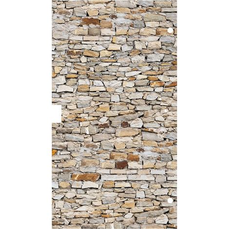 VETRO TÜR-Glasscheibe MAUER 987x1800 mm DIN RE Motivdruck