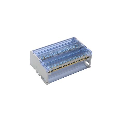 ETTROIT Ripartitore modulare 4 poli  ( 48 fori) 12x4 uscite 160A per quadro elettrico - DB1300415