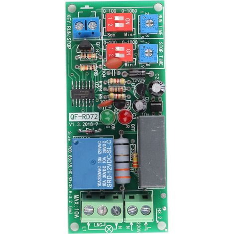 Timer module, relay module, infinite cycle switch 1 pc, on/off timer for operating equipment (1/5)