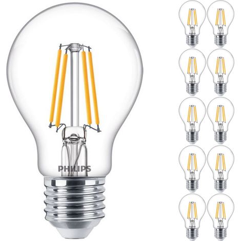 Lot 10x Philips MASTER Value LED Ampoule E27 Poire Claire 3.4W