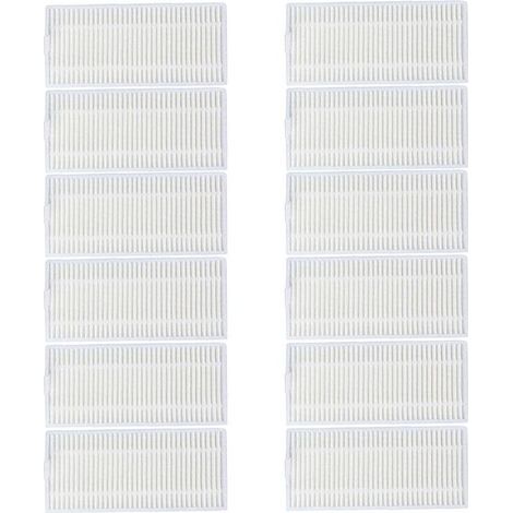 CYRILL - Filtri di ricambio per aspirapolvere robot Cecotec Conga 5490 6090 Ultra 5090 7090 IA Kit 12 pezzi (1/3)
