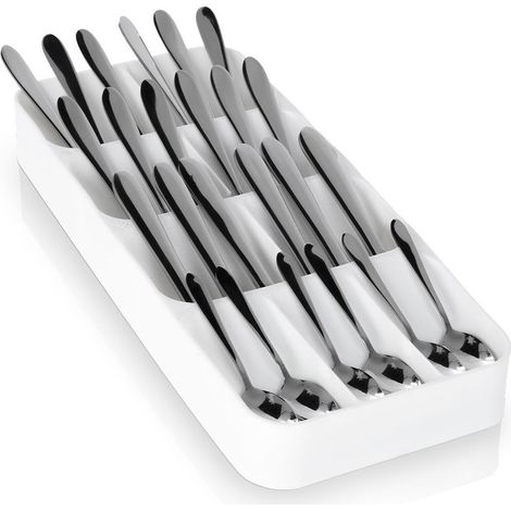 Besteckeinsatz für Schubladenorganizer, weiß, 39 x 17 cm