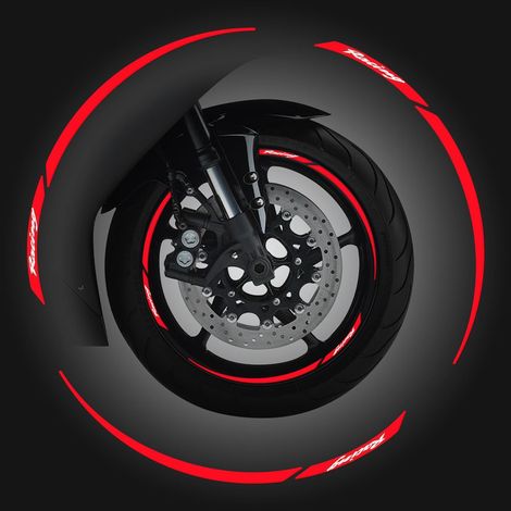 Wheel Rim Kit Componibile Racing 24 pz - Colore: ROSSO