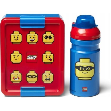 Set de botella de agua y fiambrera Lego de 1700 ml. Regalo ideal para el colegio o la guardería. (1/5)