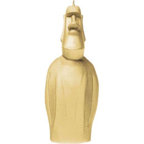 Bougie Or Statue Île de Pâques
