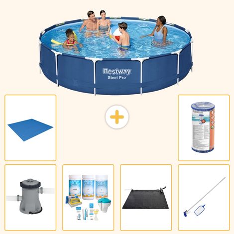 Bestway Bestway Steel Pro Ronde - 396x84 cm - 7-pièces  S22109 (1/5)