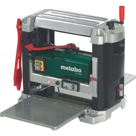 Metabo – Rabot de chantier 1800 W – Réglage précis de l'épaisseur de copeau – Pour bois dur – Moteur puissant pour rabotage rapide (1/2)