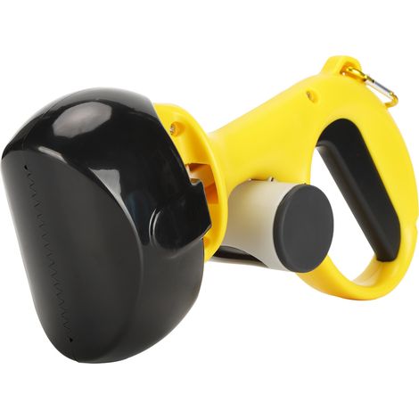 Ramasse-crottes pour animaux domestiques (chiens et chats) avec matériaux haute résistance et ressorts durables - Petit modèle noir (1/5)