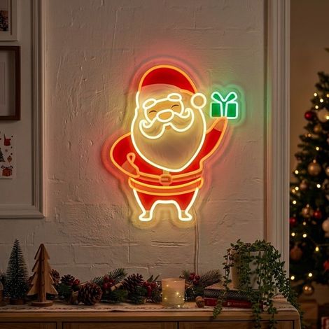 Radiant Santa Claus USB Neon Light (1/2)