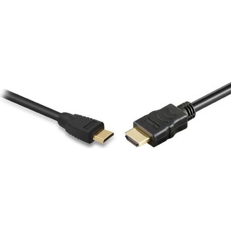 Mini Hdmi Vers Hdmi Câble Audio Vidéo De 1 Mètre Pour Caméras Maxtech E-mnhdmi (1/3)
