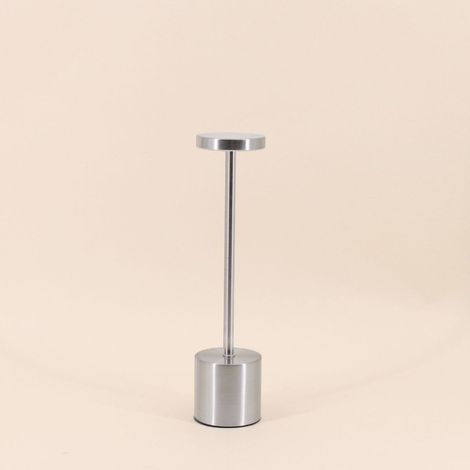 Lampe recharg. USB IP 44 en aluminium 34cm