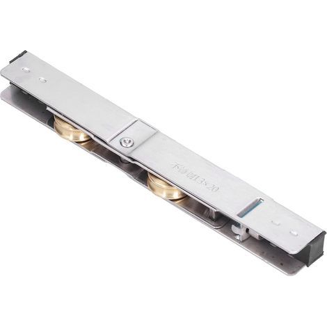 Rouleau de Porte Coulissante, Acier Inoxydable Poulie de Fenêtre de PortePush Pull Remplacement, Rouleaux de Porte Douche Roulettes Rail pour Portes Armoires Portes en Bois (1/5)
