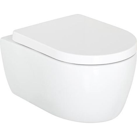 WC suspendu à fond creux Seja lxhxp : 365x330x550 mm Sans bride Céramique blanche (1/2)
