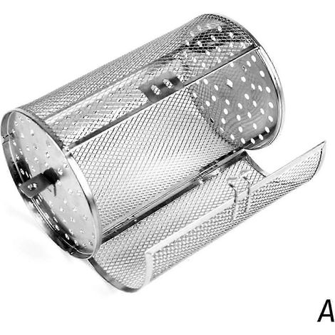 Panier à rôtisserie pour friteuse à air chaud - Tambour de friture en acier inoxydable (1/5)