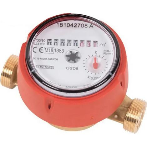 Contatore acqua sfera calibre 15 turbina getto secco rotante